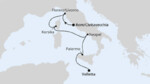 Italien, Korsika & Malta ab Civitavecchia
