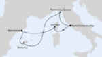Spanien, Frankreich & Italien ab Civitavecchia 1