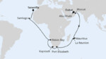 Von Dubai über Afrika nach Teneriffa