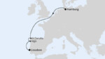 Von Hamburg über Galicien nach Lissabon