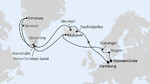 Island & Grönland von  Hamburg nach Warnemünde