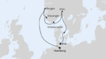 Südnorwegen von Kiel nach Hamburg