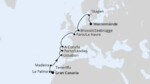 Von Gran Canaria über Portugal nach Warnemünde