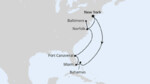 Florida, Maryland & Bahamas ab New York