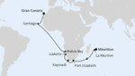 Von Mauritius über Afrika nach Gran Canaria