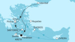 14 Nächte - Östliches Mittelmeer mit Piräus & Rhodos