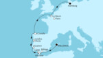 11 Nächte - Europas Westküste - ab Palma/bis Hamburg