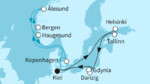 14 Nächte - Ostseemetropolen und Zauberhaftes Norwegen - ab/bis Kiel