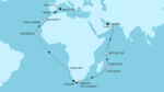 40 Nächte - Weltentdecker-Route - ab Dubai/bis Palma