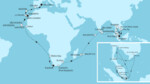 66 Nächte - Große Weltentdecker-Route - ab Palma/bis Singapur