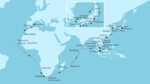 86 Nächte - Große Weltentdecker-Route - ab Tokio/bis Palma