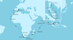 57 Nächte - Große Weltentdecker-Route - ab Palma/bis Singapur