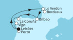 7 Nächte - Sommerzeit an der Westküste - ab/bis Leixões (Porto)